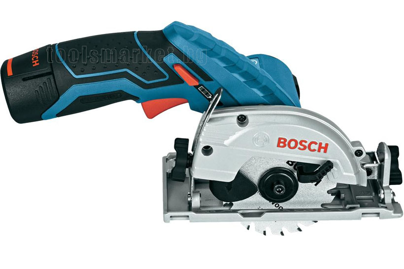 Акумулаторен ръчен циркуляр Bosch GKS 10.8 V-Li, 2 x 2,0 Ah, L-BOXX 136, 0 601 6A1 000_1
